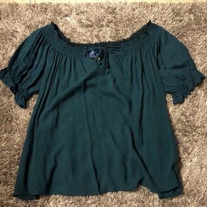 Teal Blouse NWOT